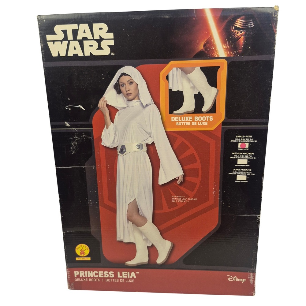 Star Wars Princess Leia Deluxe Rubies Cosplay Costume Accessory Set Small 2015
